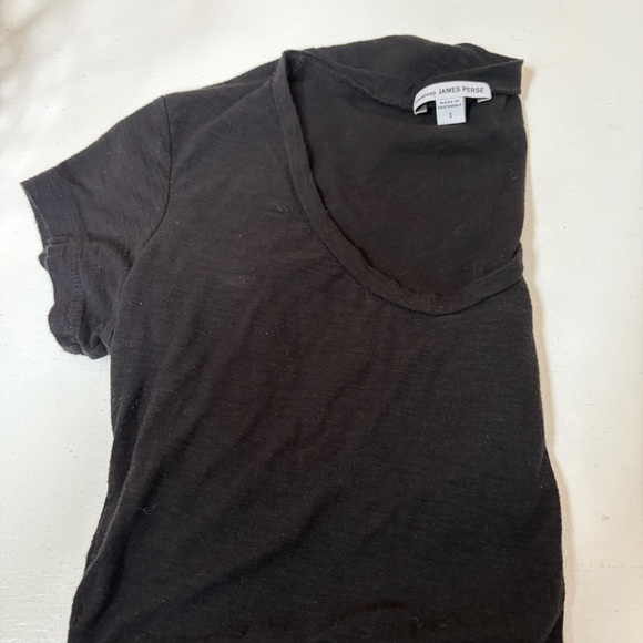 James Perse Black Short Sleeve Tee - Picture 4 of 7